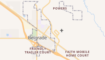 Belgrade, Montana map