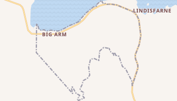 Big Arm, Montana map