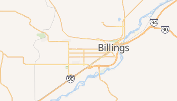 Billings, Montana map