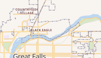 Black Eagle, Montana map