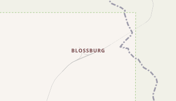 Blossburg, Montana map