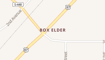 Box Elder, Montana map