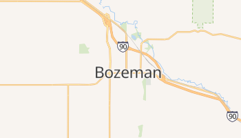 Bozeman, Montana map