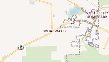 Broadwater, Montana map