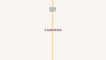 Cameron, Montana map