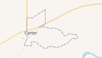 Carter, Montana map