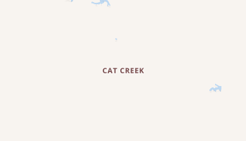 Cat Creek, Montana map
