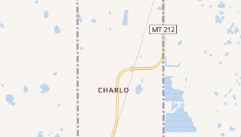 Charlo, Montana map