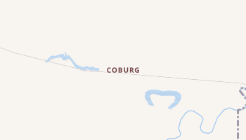 Coburg, Montana map