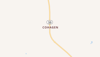 Cohagen, Montana map