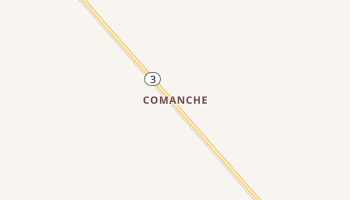 Comanche, Montana map