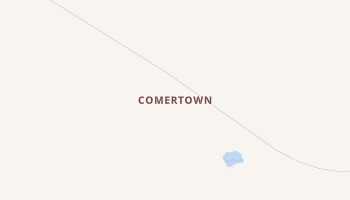 Comertown, Montana map