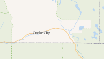 Cooke City, Montana map
