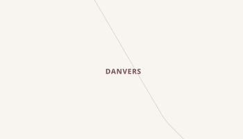 Danvers, Montana map