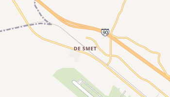 De Smet, Montana map