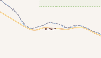Dewey, Montana map
