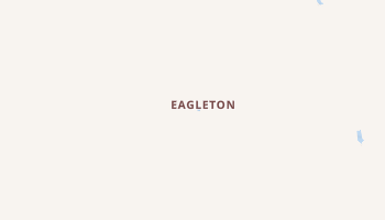 Eagleton, Montana map