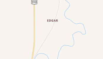 Edgar, Montana map