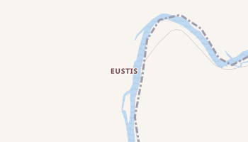Eustis, Montana map