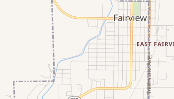 Fairview, Montana map