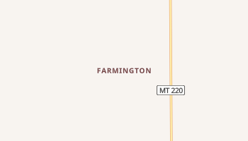 Farmington, Montana map