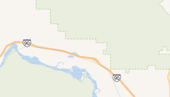 Frenchtown, Montana map