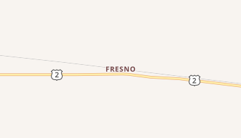 Fresno, Montana map