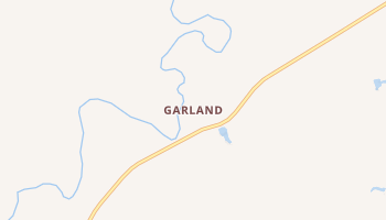 Garland, Montana map