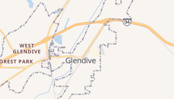Glendive, Montana map