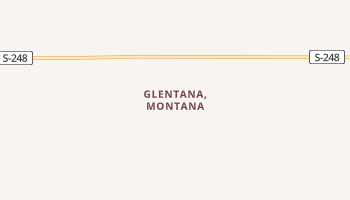 Glentana, Montana map