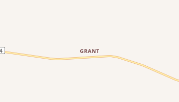 Grant, Montana map