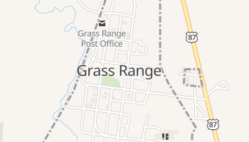 Grass Range, Montana map