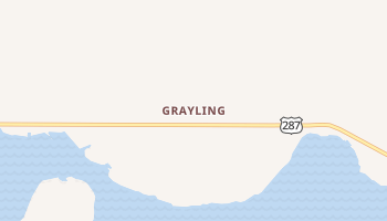 Grayling, Montana map