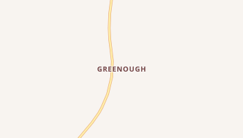 Greenough, Montana map