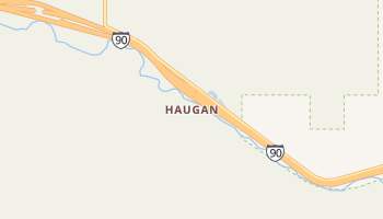 Haugan, Montana map