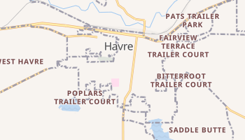 Havre, Montana map