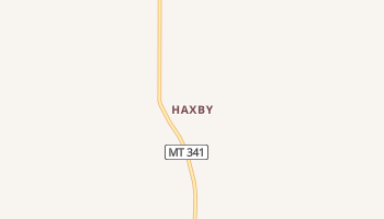 Haxby, Montana map