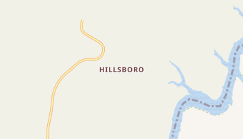 Hillsboro, Montana map