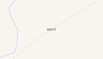 Hoyt, Montana map