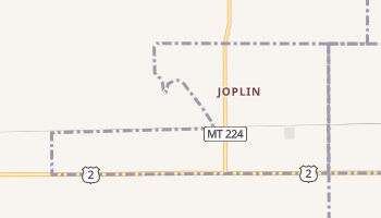 Joplin, Montana map