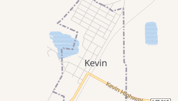 Kevin, Montana map