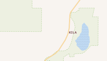 Kila, Montana map