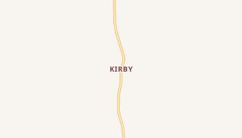Kirby, Montana map
