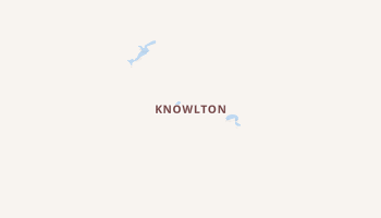 Knowlton, Montana map
