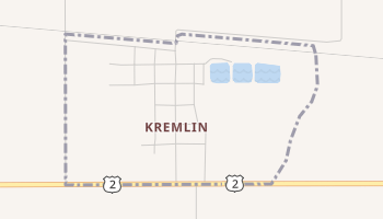 Kremlin, Montana map