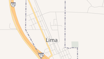 Lima, Montana map