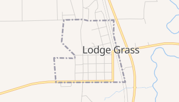 Lodge Grass, Montana map