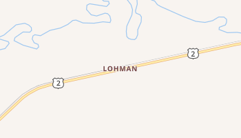 Lohman, Montana map