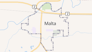 Malta, Montana map
