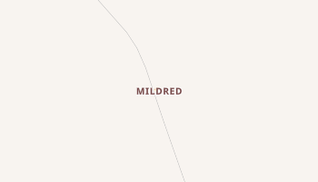 Mildred, Montana map